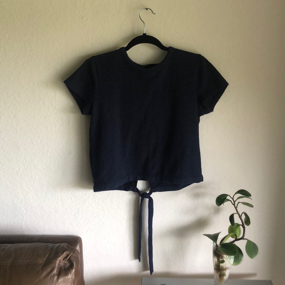 Madewell verse tie back top